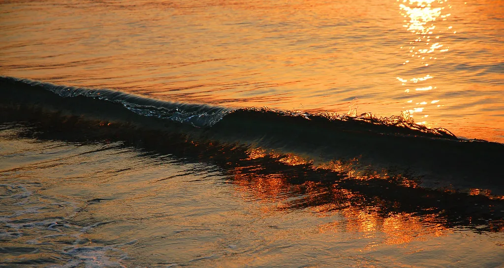 Sunrise on Sunny Beach in Sunny Beach, Bulgaria