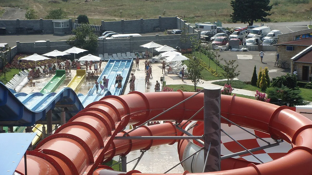 Water park attractions near Nessebar, Bulgaria — 2
