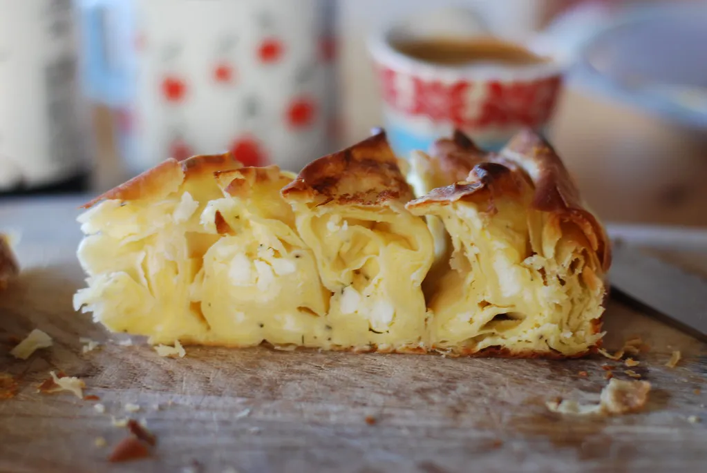Banitsa, Bulgarian cheese filo pastry