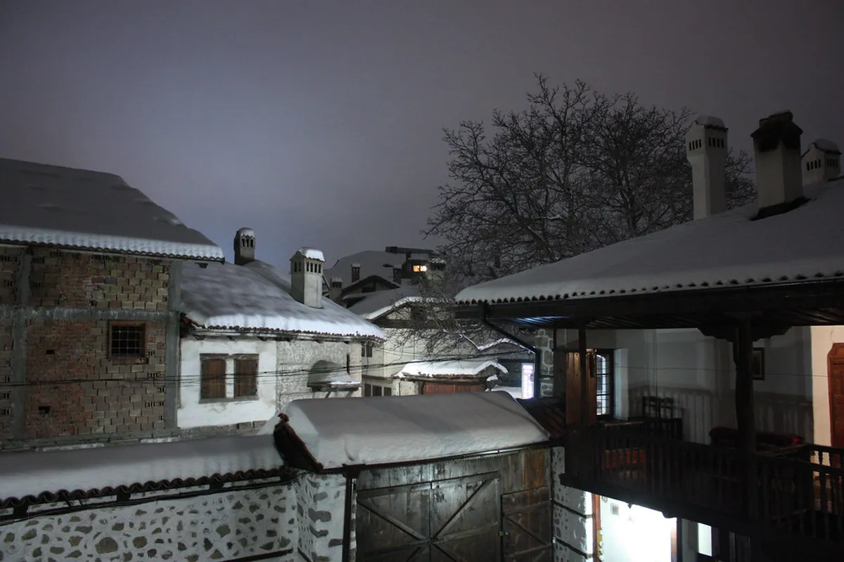 Authentic Mehanas in Old Town in Bansko, Bulgaria