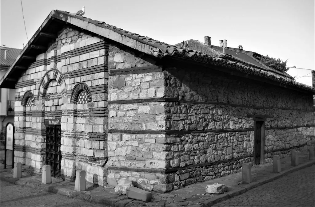 Nessebar -St. Theodore Church [13th century] in Burgas, Bulgaria