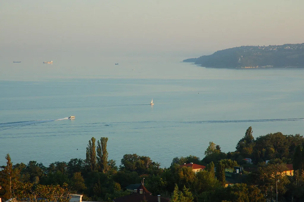 Varna Bay in Varna, Bulgaria