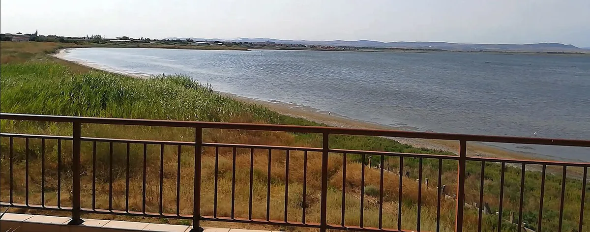 Salt pans and lake at Pomorie, Bulgaria — 2