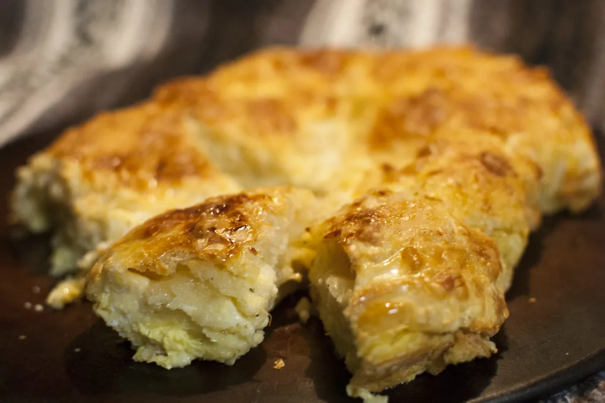 Bulgarian traditional cuisine banitsa and regional dishes