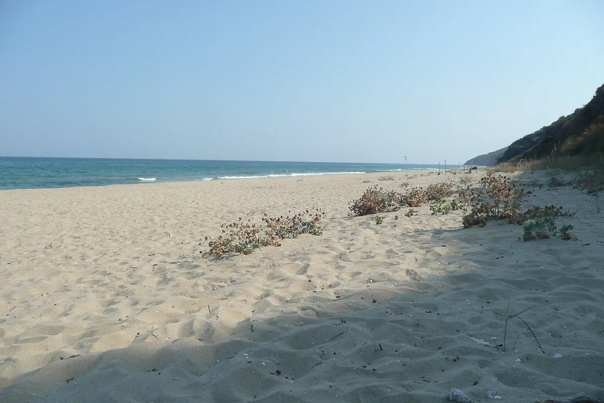 Wild Irakli beach south of Obzor