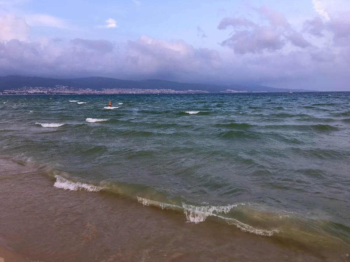 Sunny Beach seafront on the southern coast