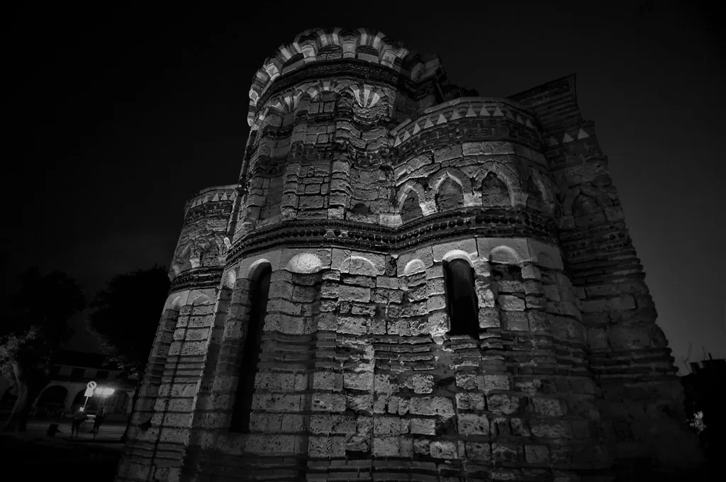 Nessebar -Christ Pantocrator Church [13th century] in Burgas, Bulgaria