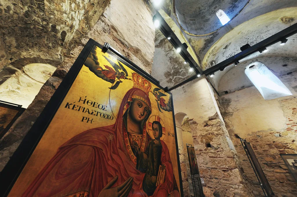 Nessebar -St. John the Baptist Church [10th century] in Burgas, Bulgaria