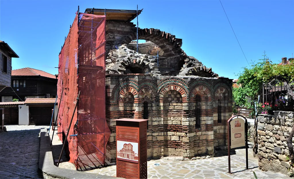 Nessebar - Holy Archangels Church [13th century] in Burgas, Bulgaria
