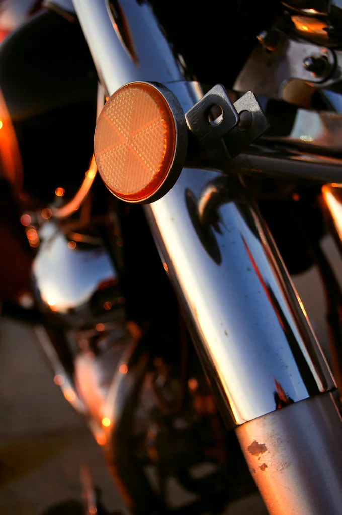 A bike parked on the sea side in Varna, Bulgaria