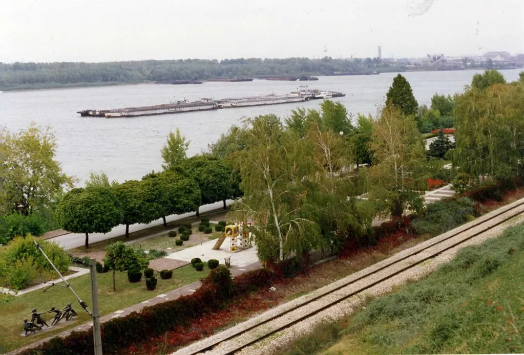 Giurgiu Romania Danube Giurgiu's Outdoor Spaces and the Danube Riverfront