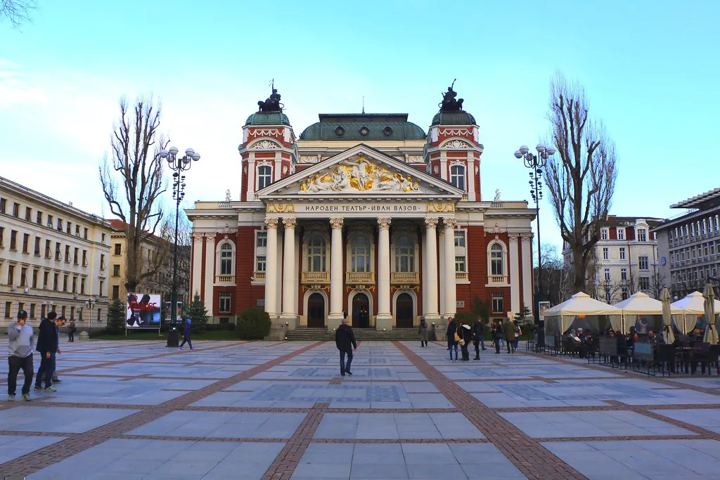 National Theatre. Sofia, Bulgaria in Sofia, Bulgaria