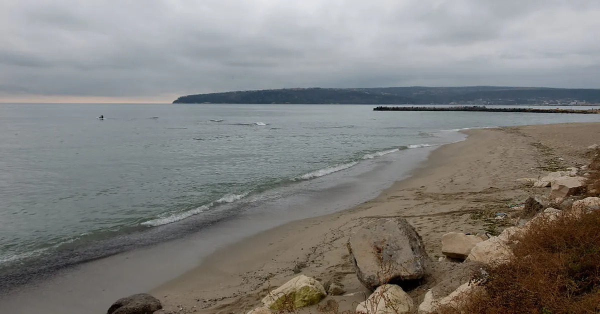 Varna Bulgaria Black Sea coast waterfront view