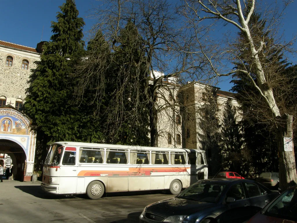 Transport links wind through the Rila valley