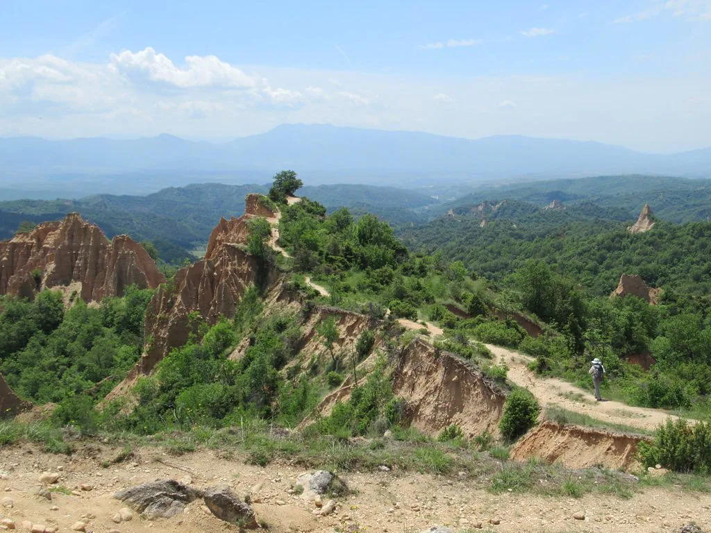 Melnik Hiking Trail in Melnik, Bulgaria