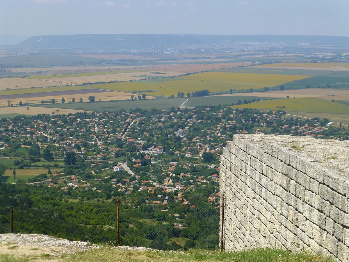 Madara Rider rock relief near Shumen Bulgaria — 2