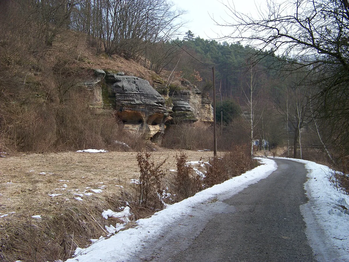 Truskavna Na Dole skalní útvar — 2