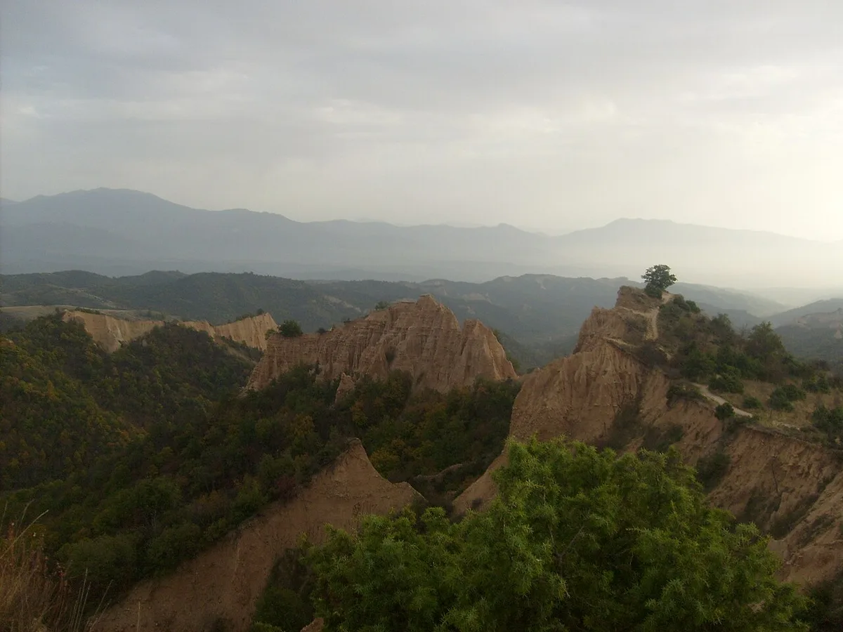 Melnik sandstone earth pyramids — 1