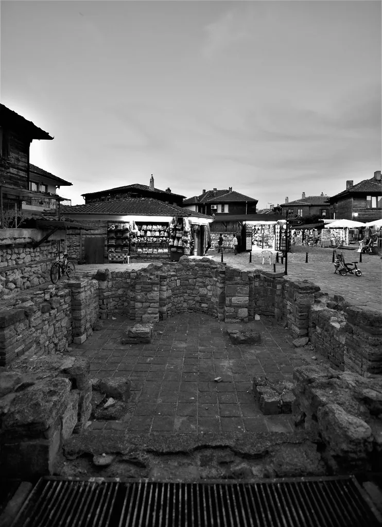 Nessebar -St. Demetrius Church [11th century] in Nessebar, Bulgaria