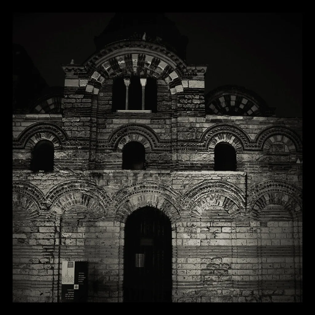 Nessebar -Christ Pantocrator Church [13th century] in Burgas, Bulgaria
