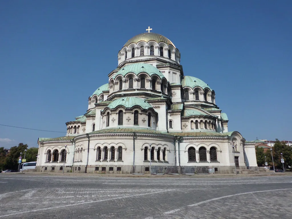 SofiaCathedralView in Sofia, Bulgaria