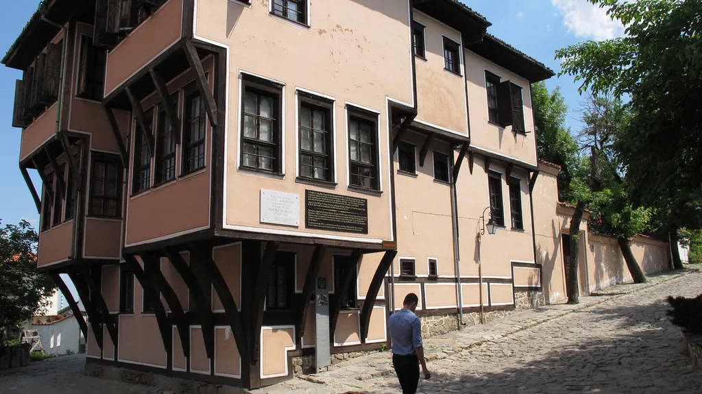 Plovdiv houses in Plovdiv, Bulgaria