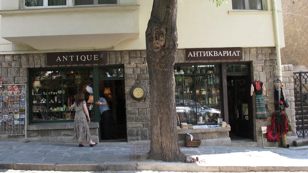 antiques in Plovdiv, Bulgaria