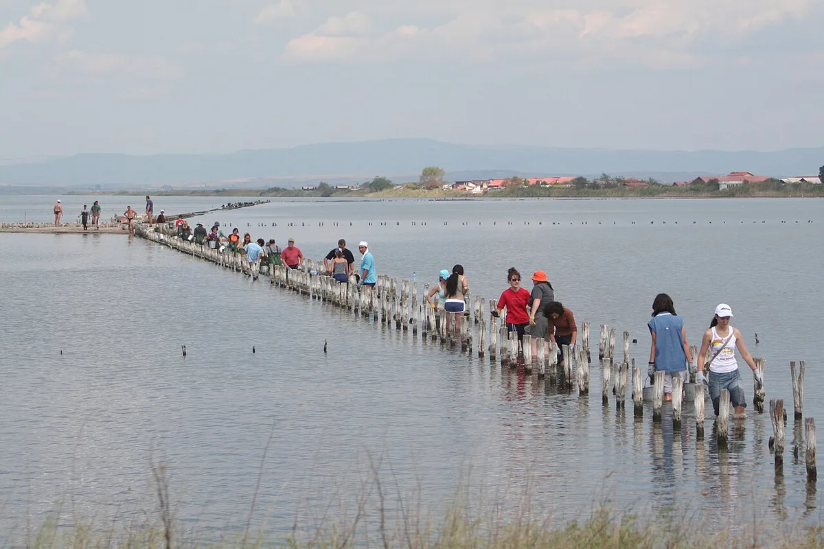 Pomorie Salt Lake, Bulgaria — 2