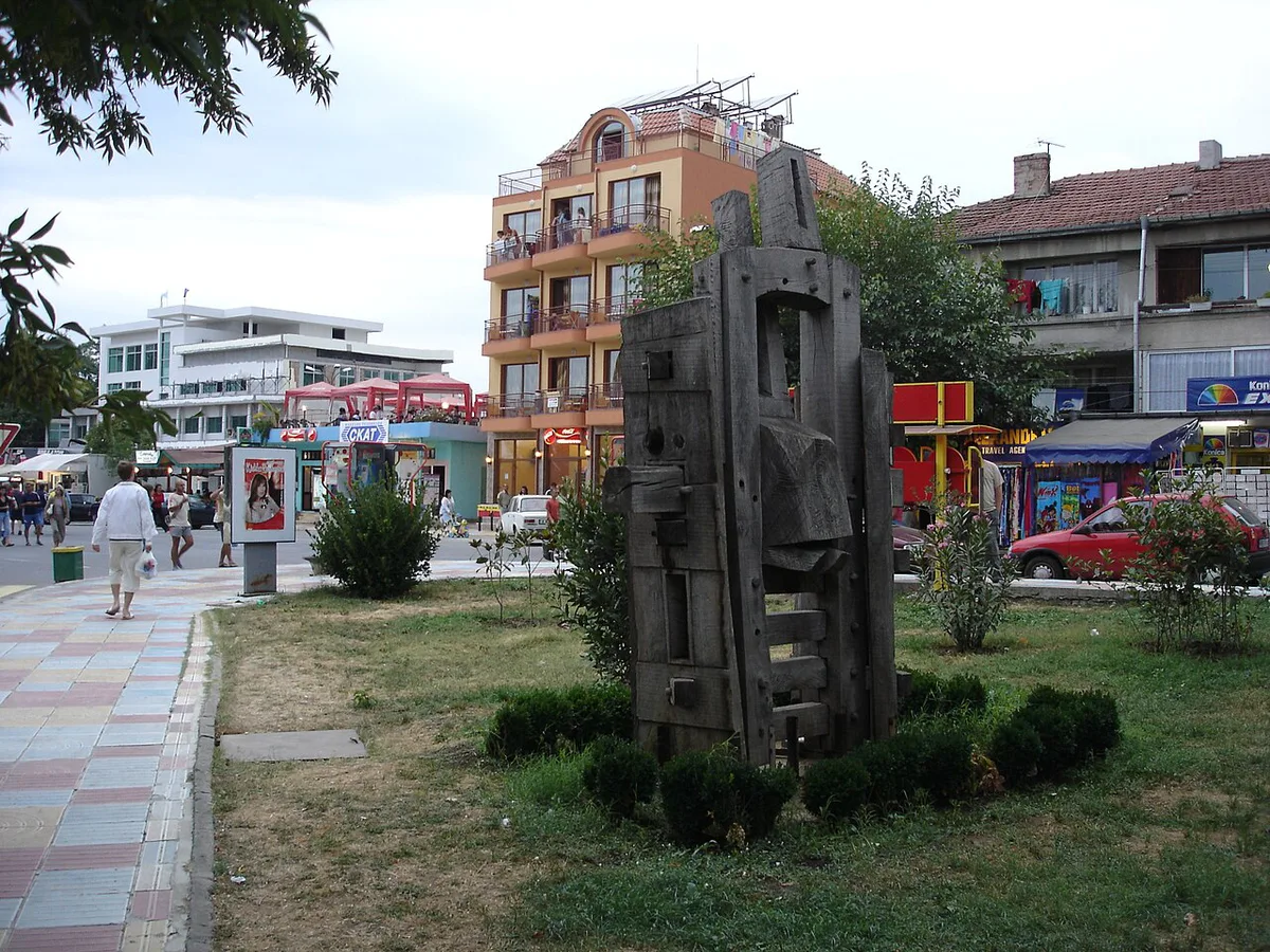Coastal road view near Primorsko town, Bulgaria — 1