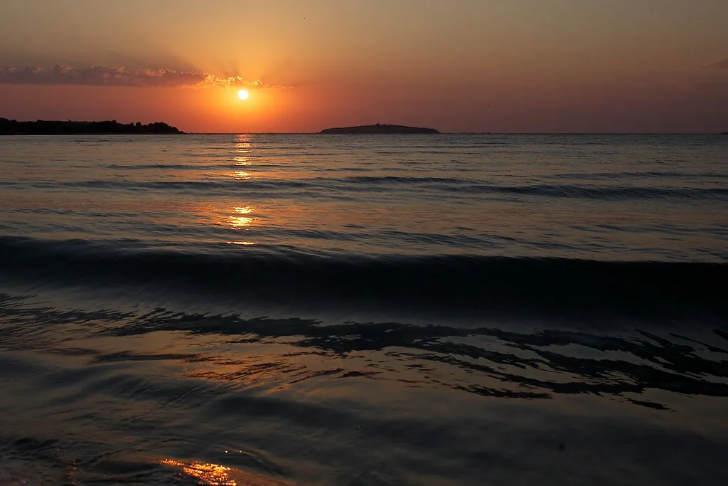 Seascape Sunrise in Sozopol, Bulgaria