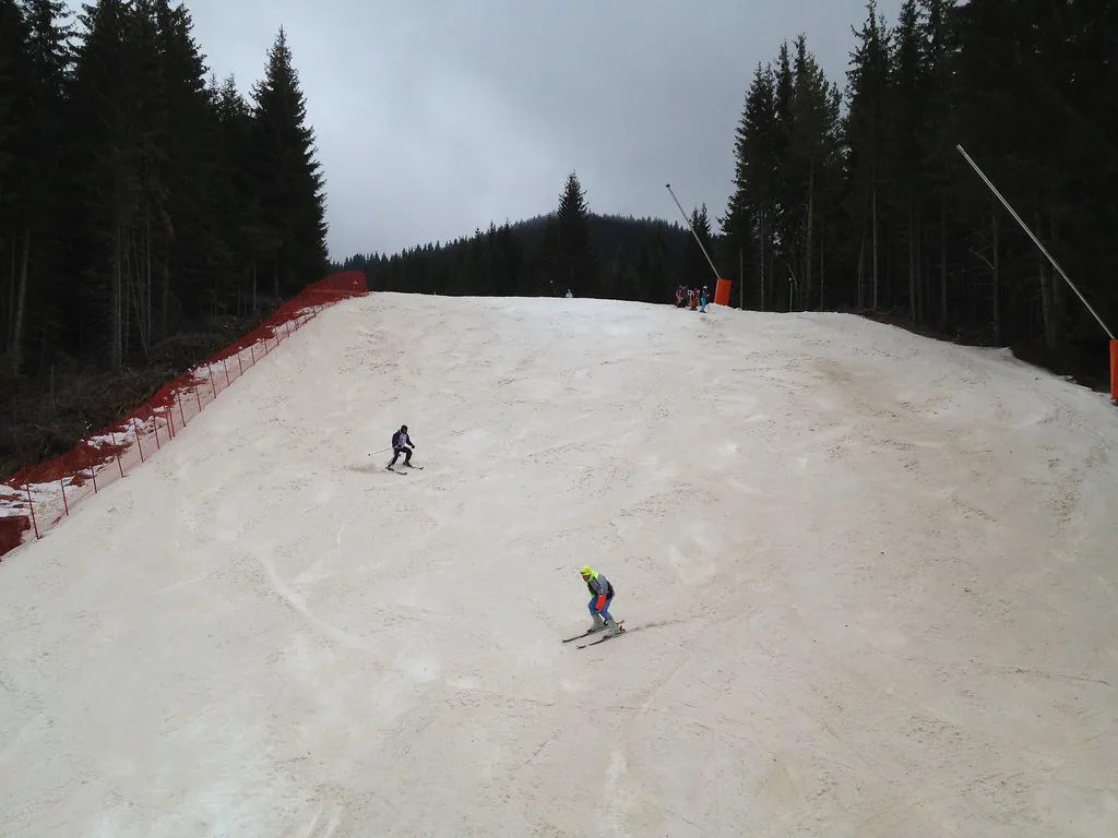 Snowboarding in Pamporovo, Bulgaria in Pamporovo, Bulgaria