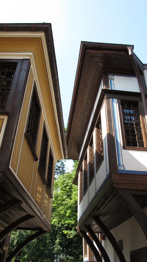 Plovdiv houses in Plovdiv, Bulgaria