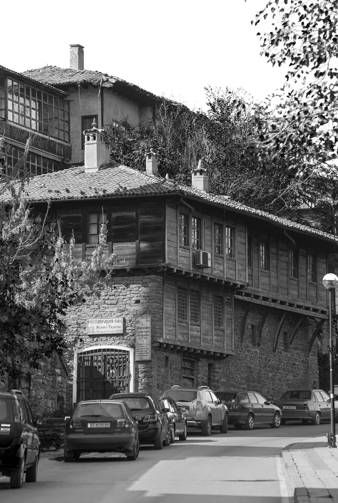 Streets of Veliko Tarnovo in Veliko Tarnovo, Bulgaria