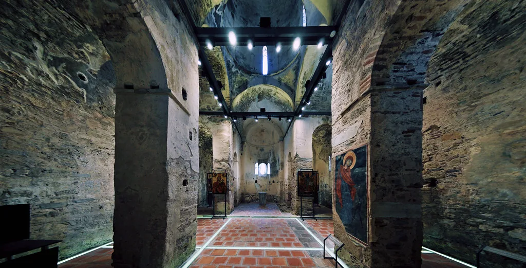 Nessebar -St. John the Baptist Church [10th century] in Burgas, Bulgaria