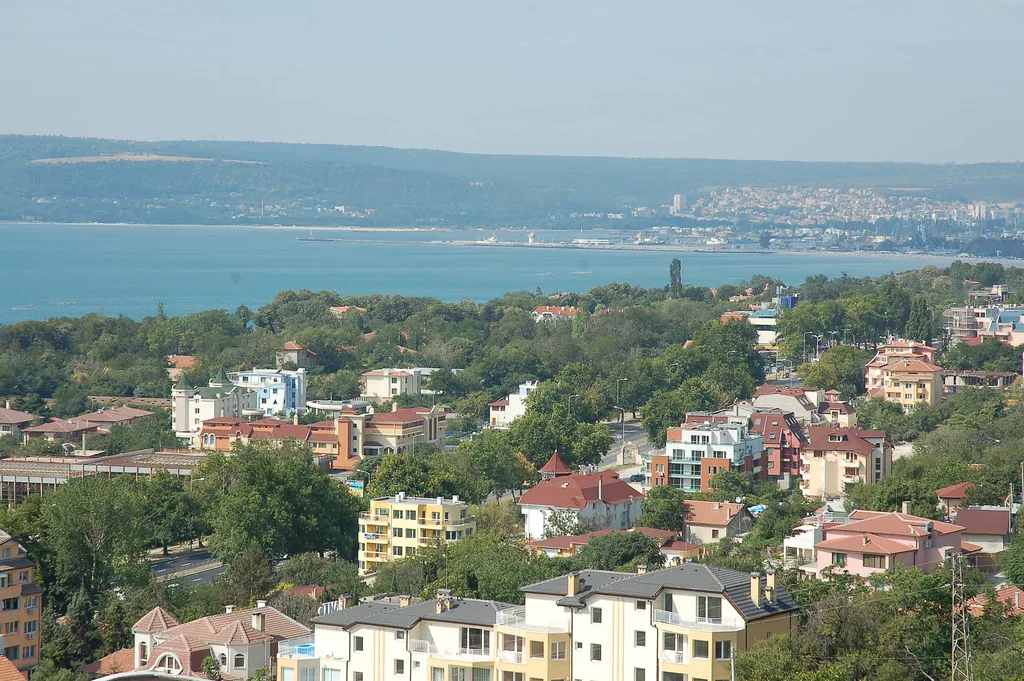 Varna Bay - View from Sveti Nikola in Varna, Bulgaria