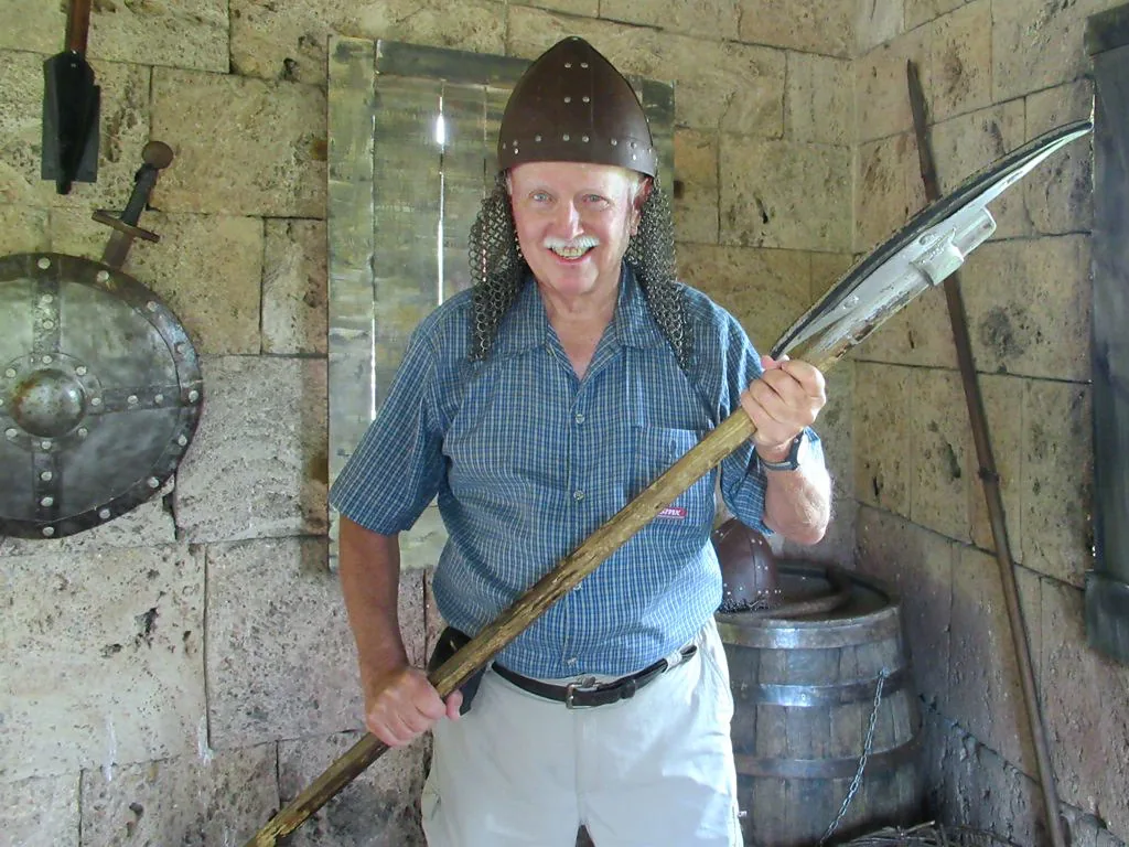 David Stanley at Tsarevets in Veliko Tarnovo, Bulgaria