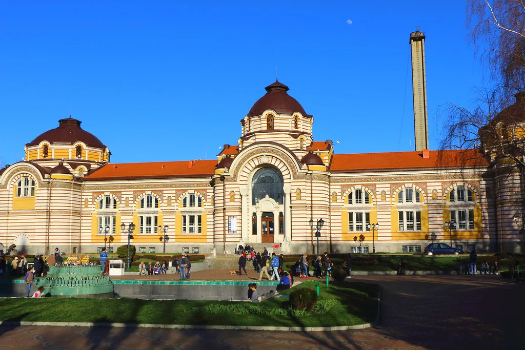 Central mineral baths. Sofia, Bulgaria in Sofia, Bulgaria