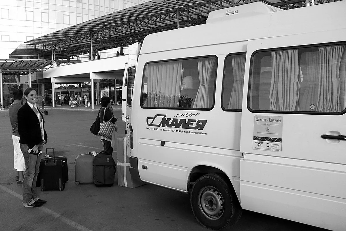Buses from Skopje to Sofia — a scene in Bulgaria