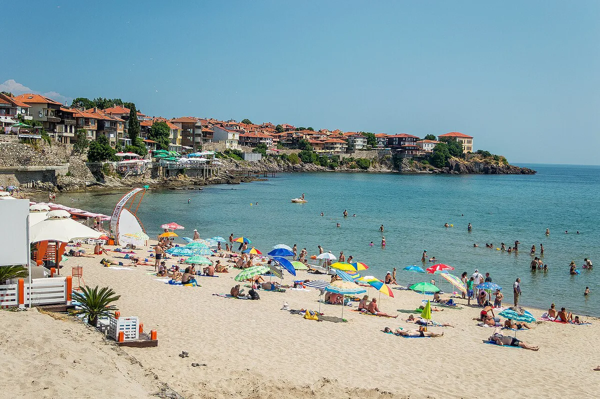 Old Town and coast in Sozopol, Bulgaria — 1