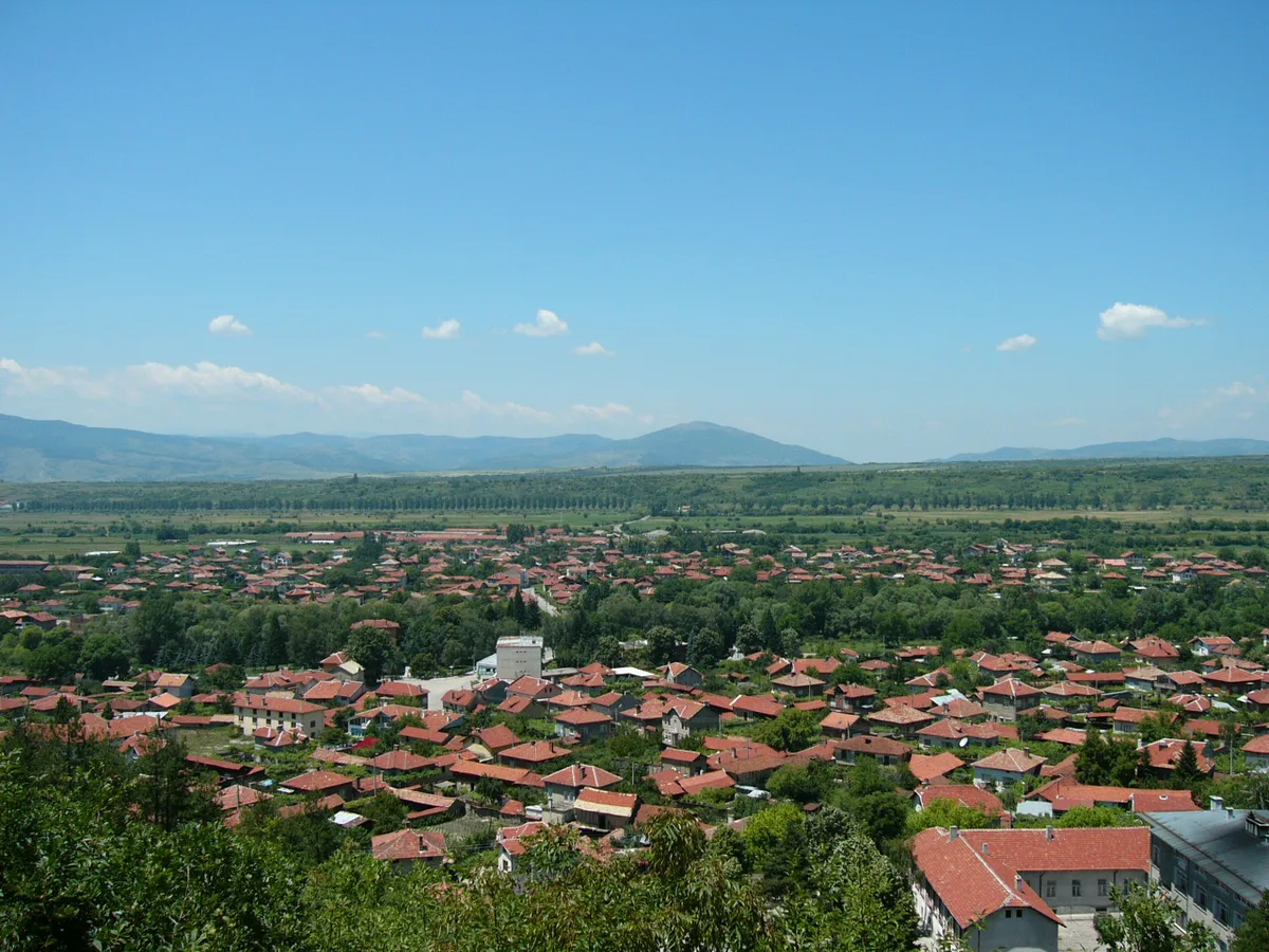 Stob Pyramids sandstone rock formations near Sapareva Banya, Bulgaria — 1