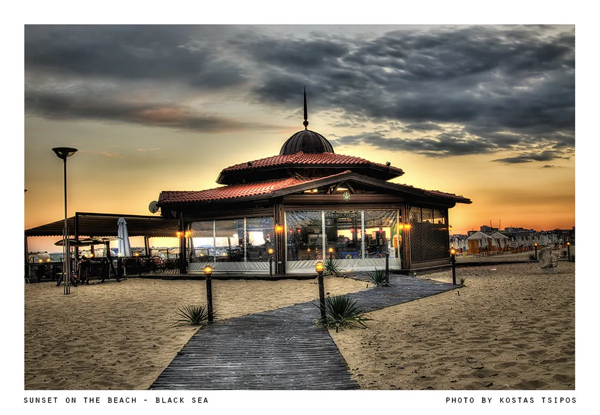 Sunny Beach, Bulgaria — beach bar