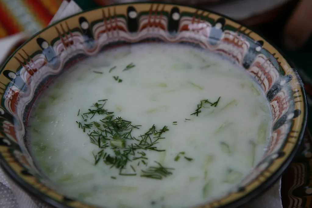 Tarator, Bulgarian cold cucumber and yogurt soup