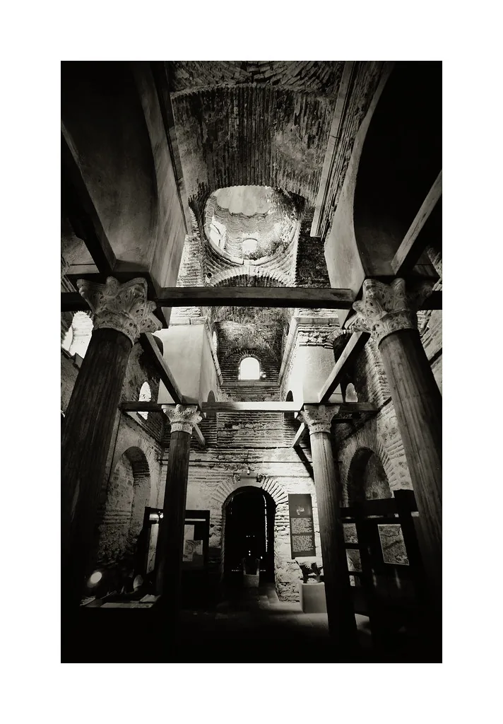 Nessebar -Christ Pantocrator Church [13th century] in Burgas, Bulgaria