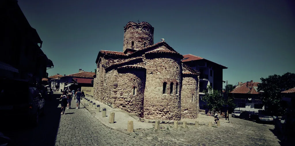 Nessebar -St. John the Baptist Church [10th century] in Burgas, Bulgaria