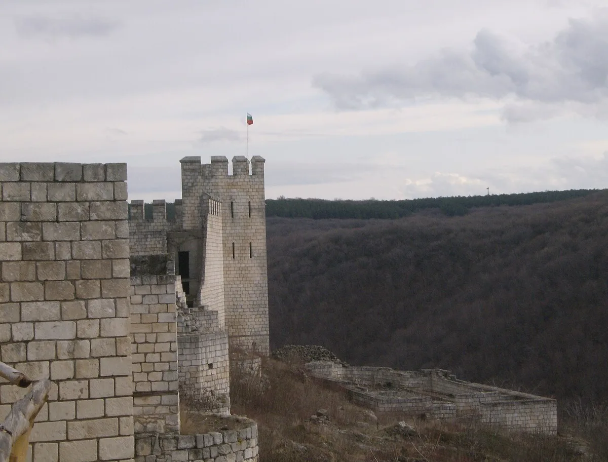Founders of the Bulgarian State Monument overlooking Shumen, Bulgaria — 1