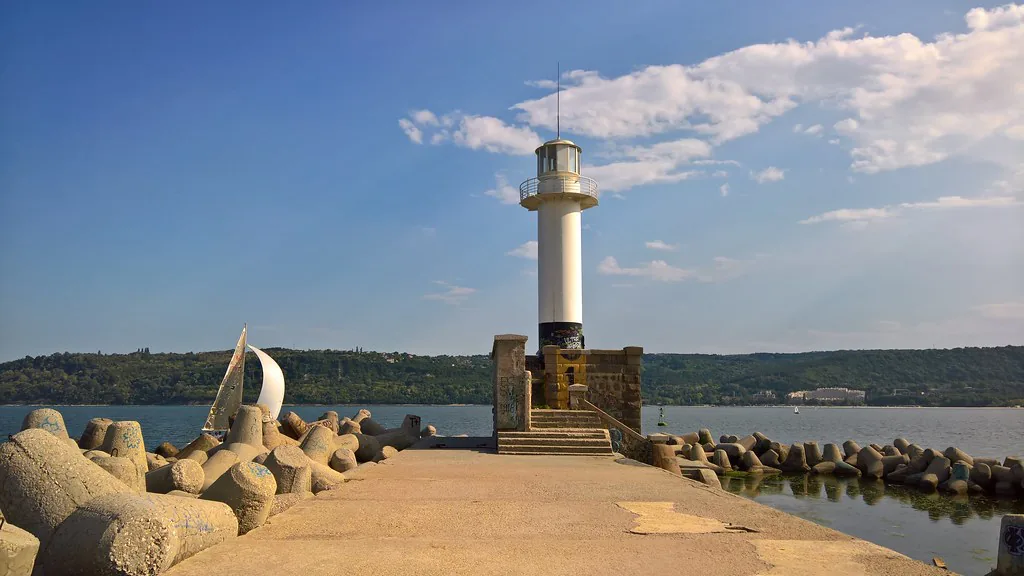 Lighthouse, Port of Varna, Bulgaria in Varna, Bulgaria