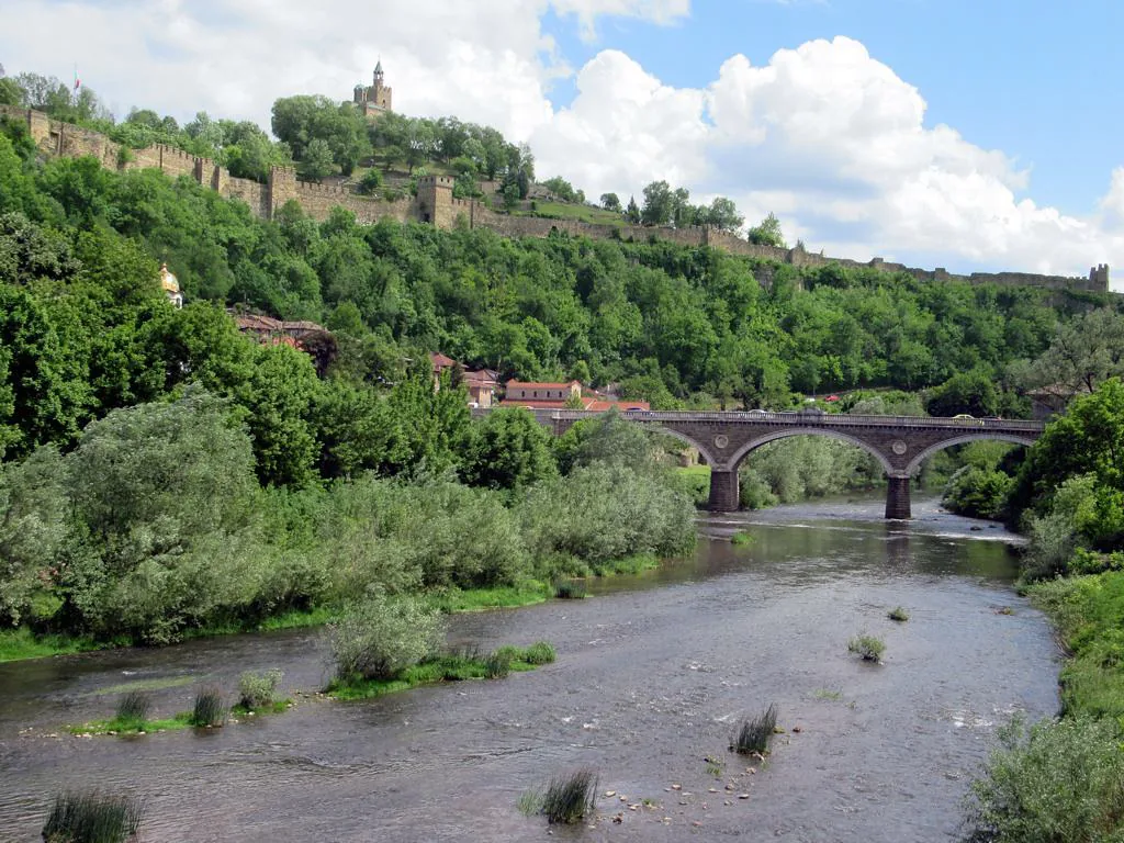 Yanta River in Veliko Tarnovo, Bulgaria