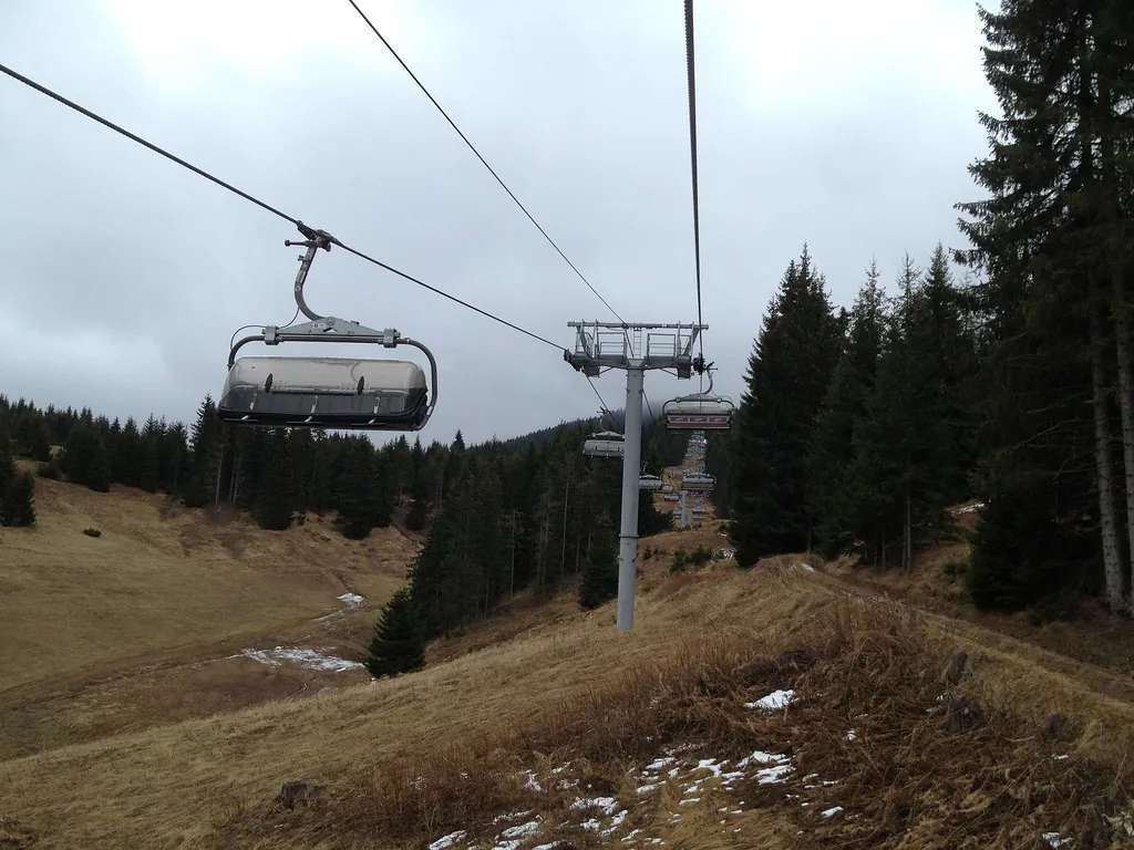 Snowboarding in Pamporovo, Bulgaria in Pamporovo, Bulgaria