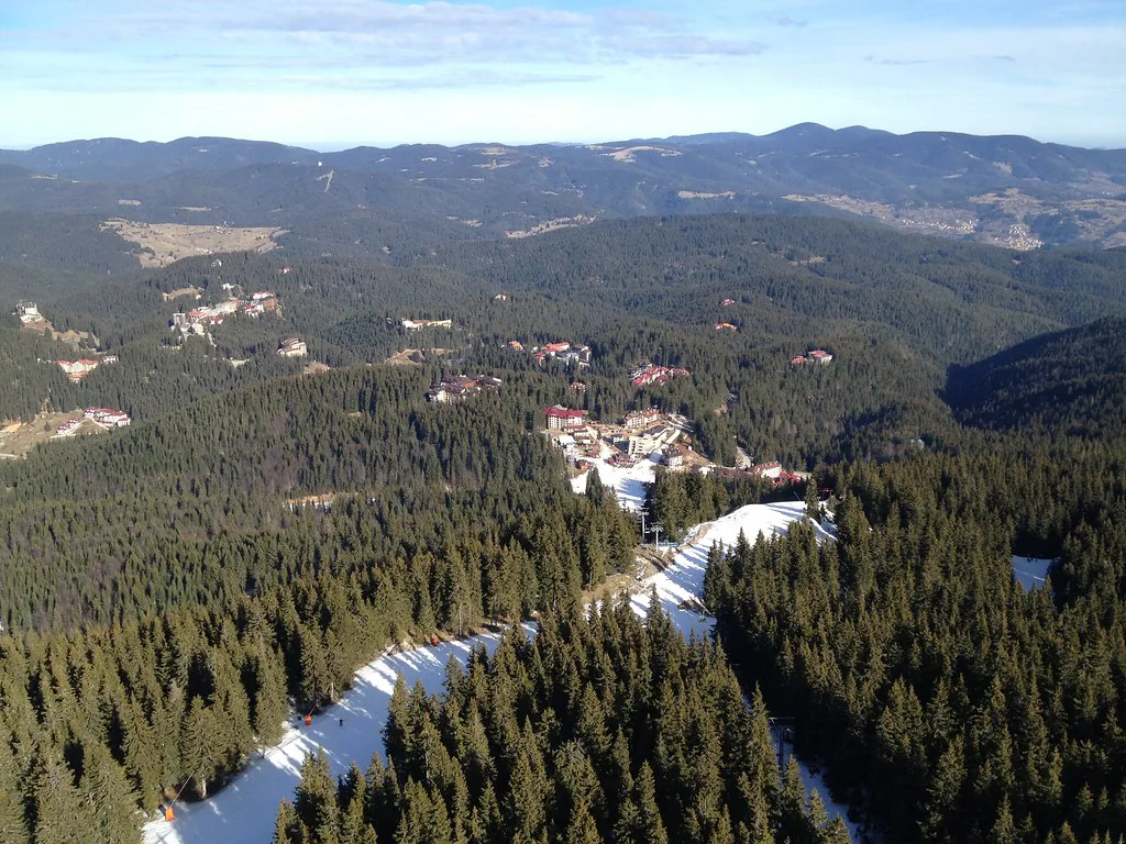 Snowboarding in Pamporovo, Bulgaria in Pamporovo, Bulgaria