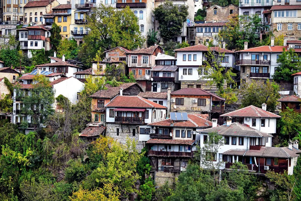 Hanging Houses, Veliko Tarnovo in Veliko Tarnovo, Bulgaria